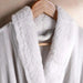 Coral Cozy Stripe Robe Mid/Large -Grey/White Pan Home