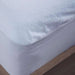 Coral Fleece Waterproof Mattress Protector 120X200+33cm-White Pan Home