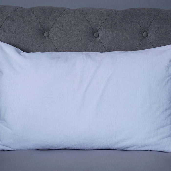Coral Fleece Waterproof Pillow Protector -White Pan Home