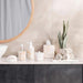 Coral Resin Soap Dish - Off White Pan Home