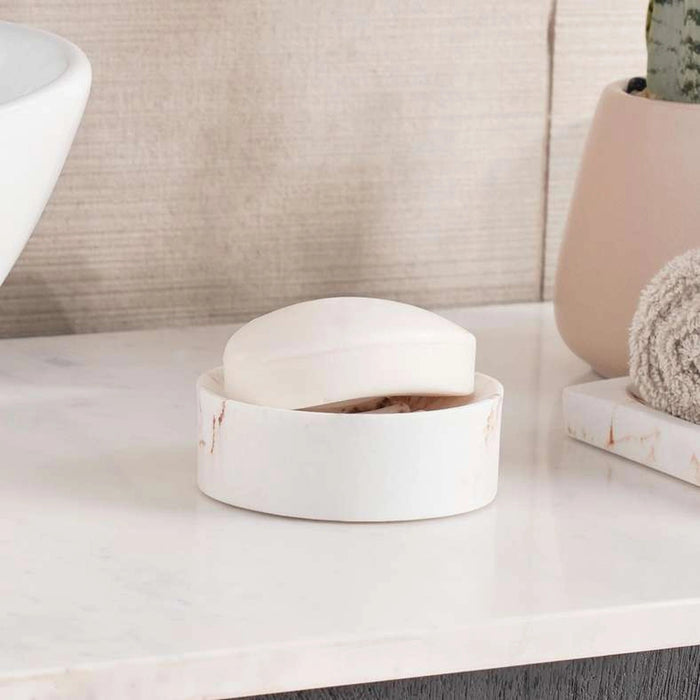 Coral Resin Soap Dish - Off White Pan Home