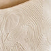 Corded Linen Embellished Down Feel Filled Cushion 50X50Cm - Ivory Pan Home