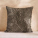 Corded Linen Embellished Down Feel Filled Cushion 50X50Cm - Olive Pan Home