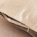 Corded Linen Embellished Down Feel Filled Cushion 50X50Cm - Olive Pan Home