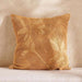 Corded Linen Embellished Down Feel Filled Cushion 50X50Cm - Tobacco Pan Home