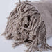 Cormac Chenille Throw With Fringes 140X190Cm-Beige Pan Home