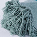 Cormac Chenille Throw With Fringes 140X190cm-Duck Egg Pan Home