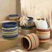 Cornelia Sea Grass Basket 21X21X13.5Cm - Blue Pan Home