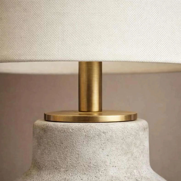 Cornet E27 Ceramic Table Lamp 35X90Cm - Grey