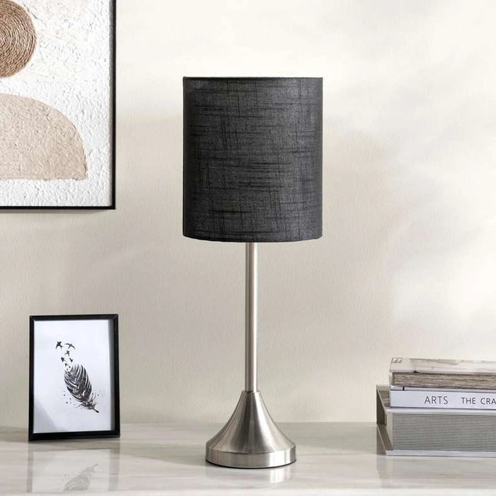 Corren E27 Metal Table Lamp 20X54Cm - Satin Nickel