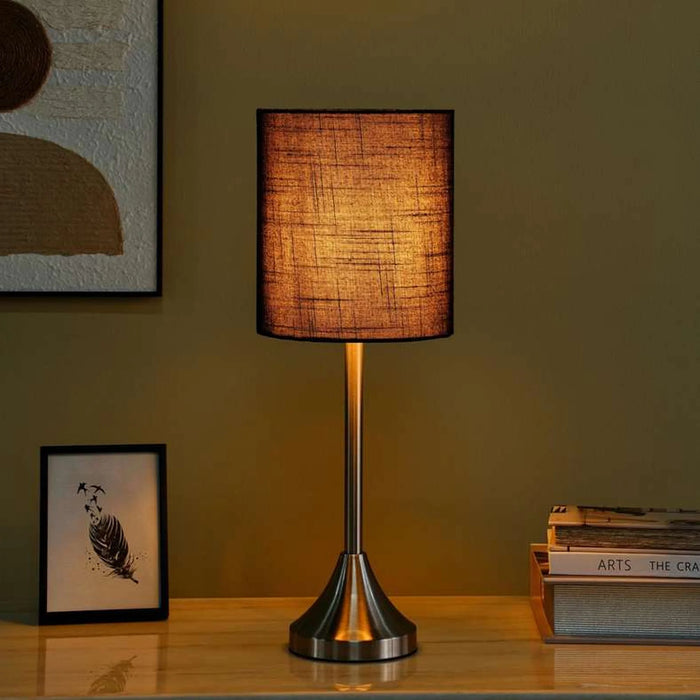 Corren E27 Metal Table Lamp 20X54Cm - Satin Nickel