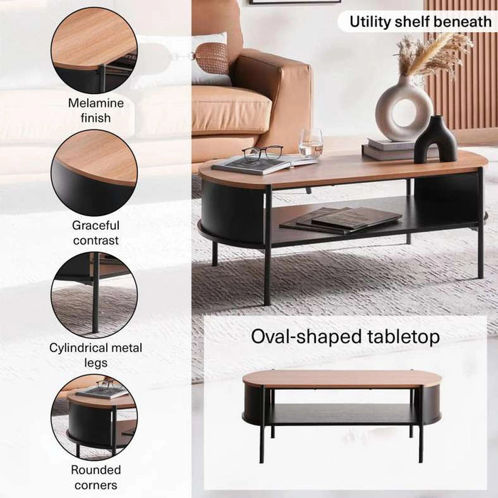 Cortez Coffee Table Melamine Pan Home