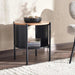 Cortez End Table With Storage Melamine Pan Home