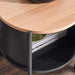 Cortez End Table With Storage Melamine Pan Home