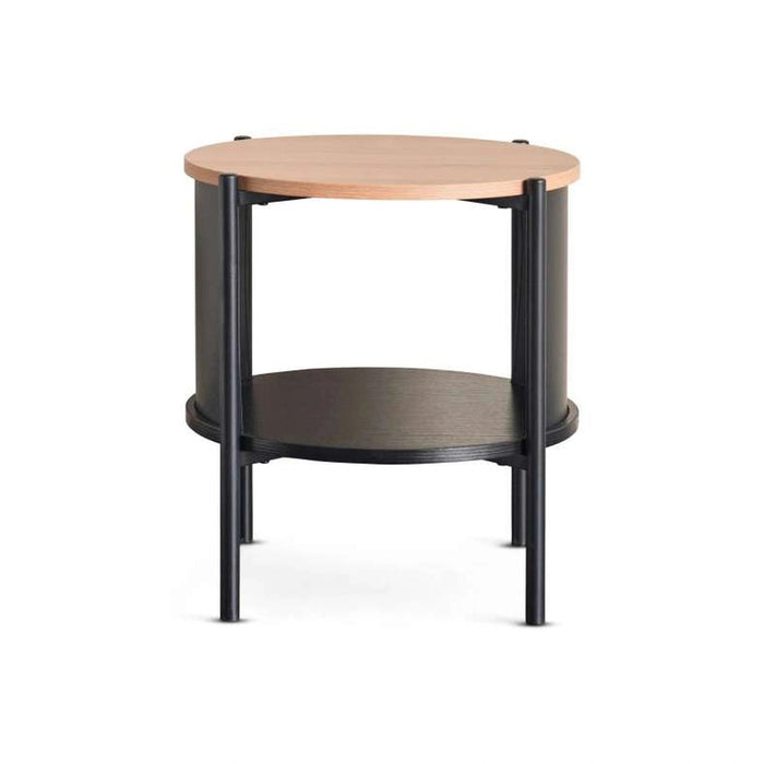 Cortez End Table With Storage Melamine Pan Home