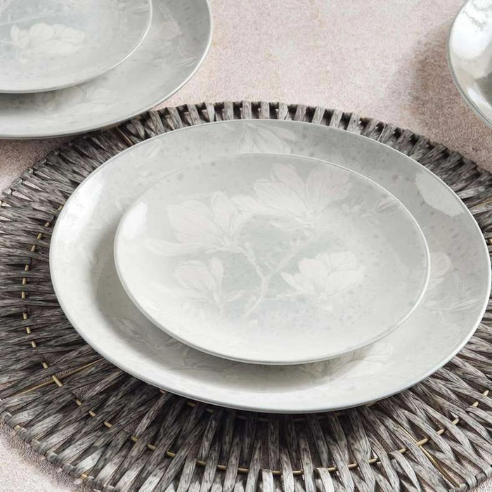 Corylus 20-Piece Porcelain Dinner Set -Grey