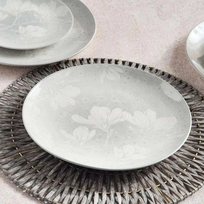 Corylus 20-Piece Porcelain Dinner Set -Grey