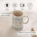 Cosette Spiral Textured Pitcher 1L - White & Blue Pan Home