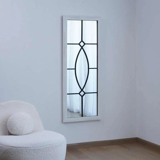 Cosmic Wall Decor Mirror 152X3.5X60Cm-White Pan Home