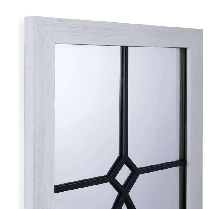 Cosmic Wall Decor Mirror 152X3.5X60Cm-White Pan Home