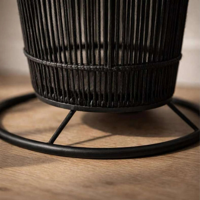 Cosmo 2-Light E27 Floor Lamp 30X120Cm - Black