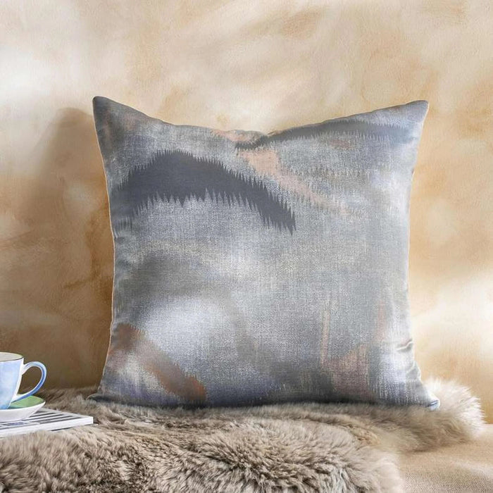 Cosmopolitan Art Silk Down Feel Filled Cushion 50X50Cm - Arctic Blue Pan Home