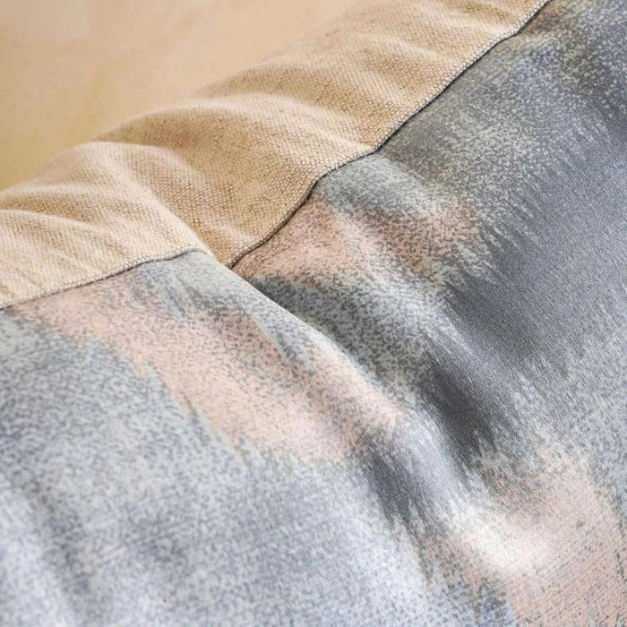 Cosmopolitan Art Silk Down Feel Filled Cushion 50X50Cm - Arctic Blue Pan Home