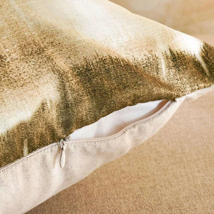 Cosmopolitan Art Silk Down Feel Filled Cushion 50X50Cm - Champagne Pan Home