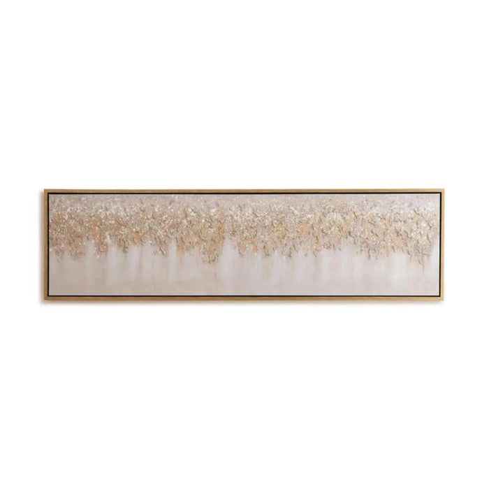 Cosmopolitan Framed Canvas Art - Gold Pan Home