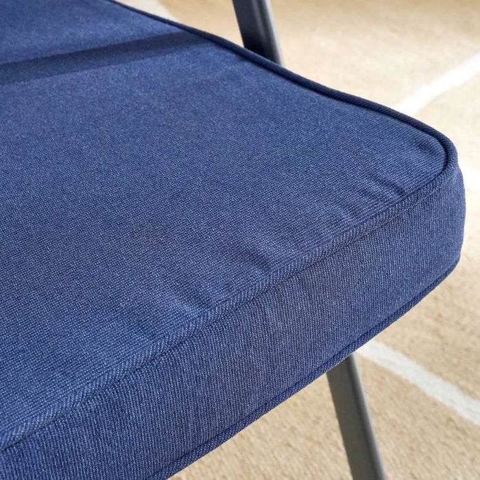 Costway  2 Piece Deep Seat Outdoor Chair Cushion Set - Blue