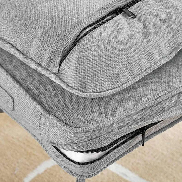 Costway  2 Piece Deep Seat Outdoor Chair Cushion Set - Grey