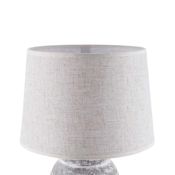 Cottage E27 Ceramic Table Lamp Dia 28X45Cm - Beige