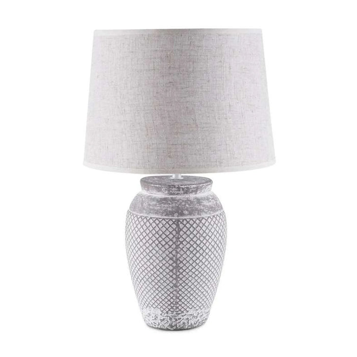 Cottage E27 Ceramic Table Lamp Dia 28X45Cm - Beige