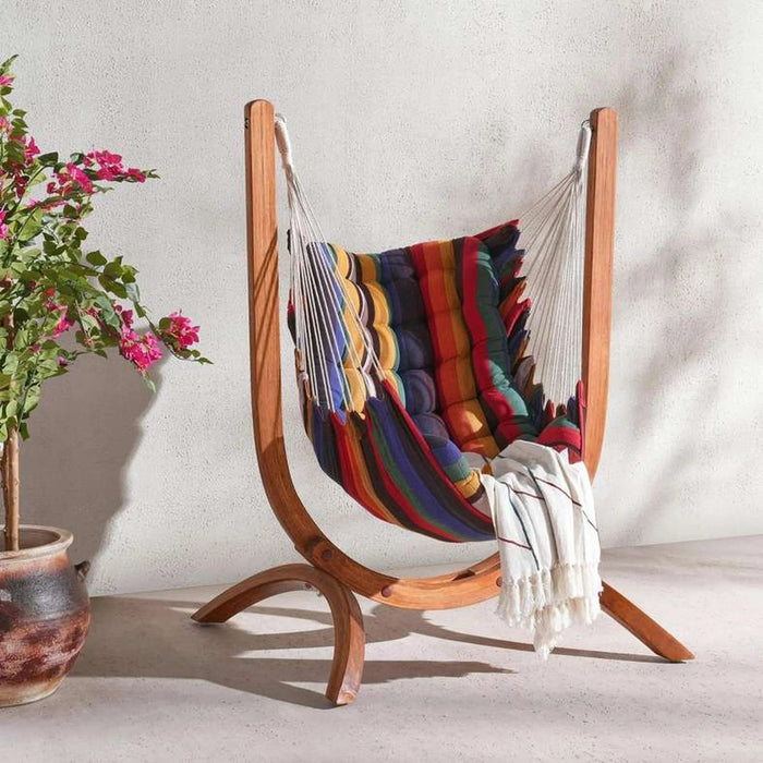 Courtlands Single Seater Swing - Wood Pan Home