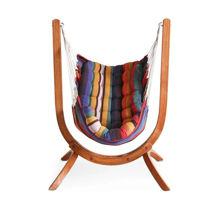 Courtlands Single Seater Swing - Wood Pan Home
