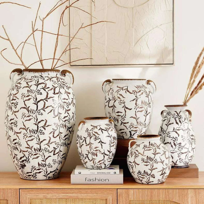 Coventry Ceramic Vase 20.5X20.5X26Cm - Brown