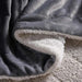 Cozevia Flannel Blanket 150X200Cm - Grey Pan Home