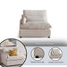 Cozy Left Arm Single Seater Modular Sofa - Beige Pan Home