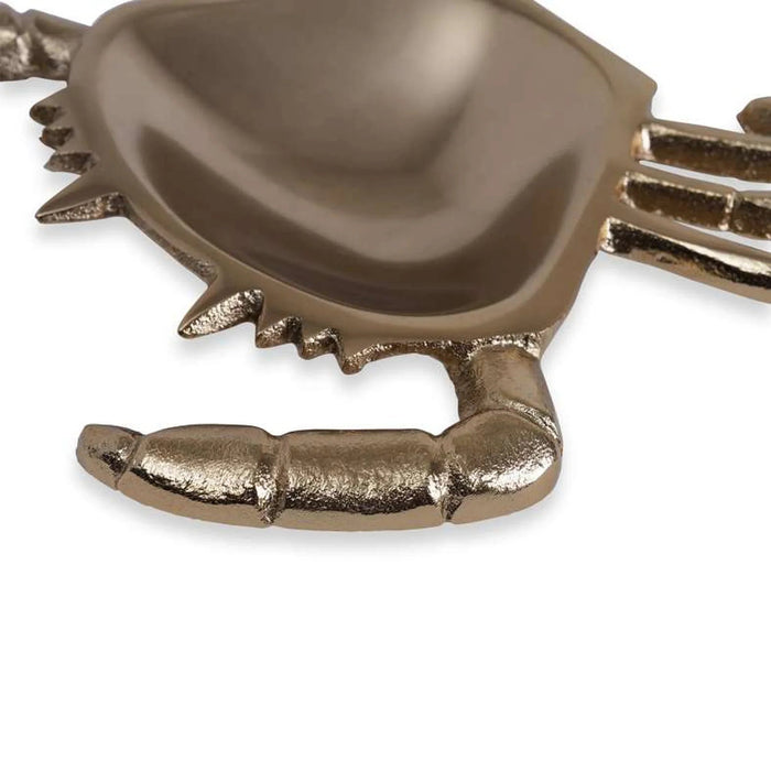 Crab Decor D16.5X2.5Cm-Gold Pan Home