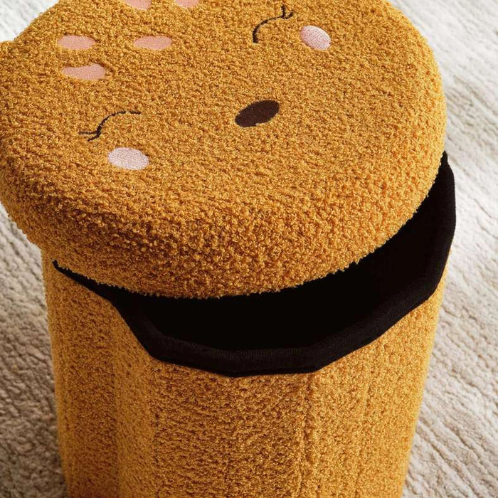 Cradle Ottoman With Storage - Yellow