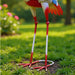 Crest Metal Flamingo Garden Decor 33X38.1X78.7Cm - Multicolor Pan Home