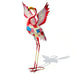 Crest Metal Flamingo Garden Decor 33X38.1X78.7Cm - Multicolor Pan Home