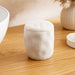 Crest Textured Cotton Jar 9.5X9.5X10Cm - Cream Pan Home