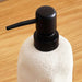 Crest Textured Soap Dispenser 8X8X20 Cm - Cream Pan Home