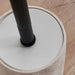 Crest Textured Toilet Brush With Holder - Cream Pan Home