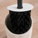 Crest Textured Toilet Brush With Holder - Cream Pan Home