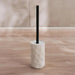 Crest Textured Toilet Brush With Holder - Cream Pan Home