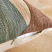 Crewel Mosaic Linen Embroidery Down Feel Filled Cushion - 50X50Cm Rust Pan Home
