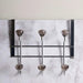 Crown Over The Door Metal Hook With 6 Knobs 26X12X23.5Cm -Chrome Pan Home