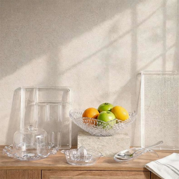 Crysta Cutlery Organizer 34.2X26.5X4.7Cm -Clear